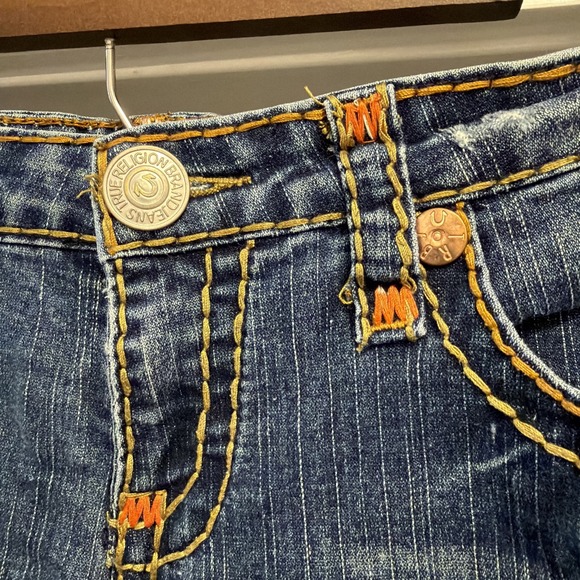 VTG Y2K True Religion Size 30 Women's JOEY Jeans 04503, MADE IN USA - Picture 7 of 9